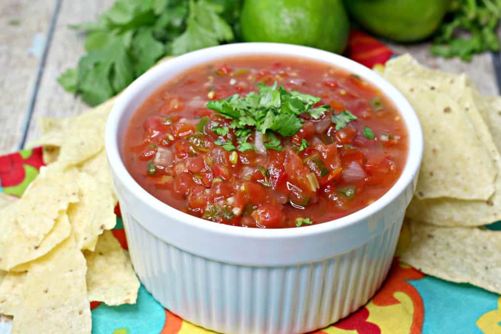 Homemade Restaurant Style Salsa