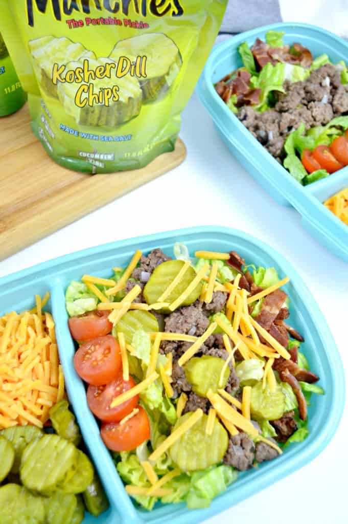 Meal Prep Low Carb Cheeseburger Salad