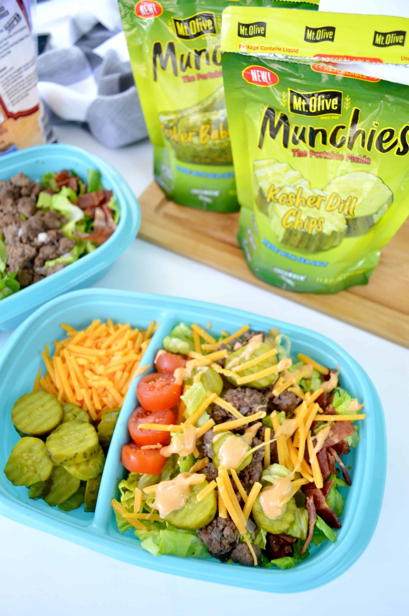 Low Carb Cheeseburger Salad Easy recipe perfect for meal prepping!