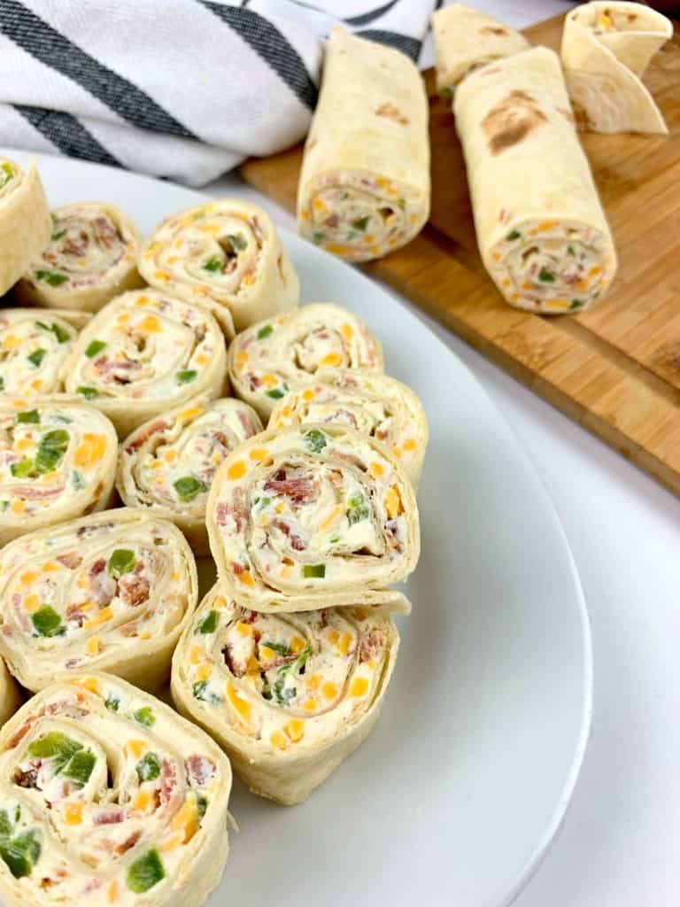 Jalapeno Poppers Pinwheels - Perfect On The Go Lunch!