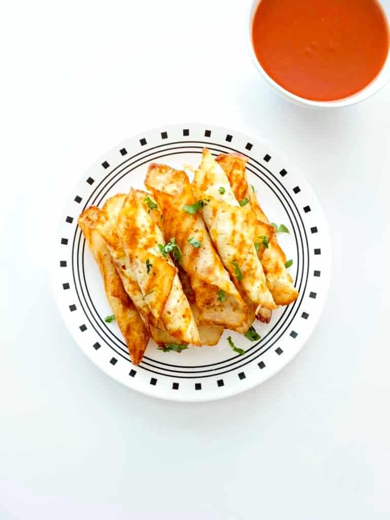 Keto Buffalo Chicken Taquitos