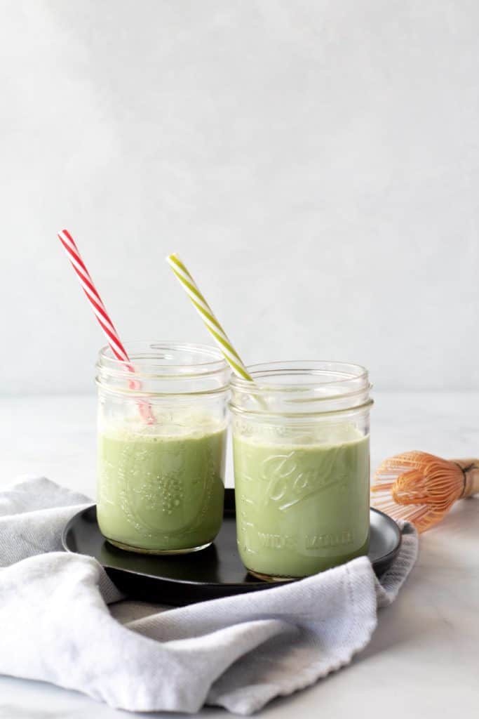 Keto Iced Matcha Latte - Delicious Coffee Alternative