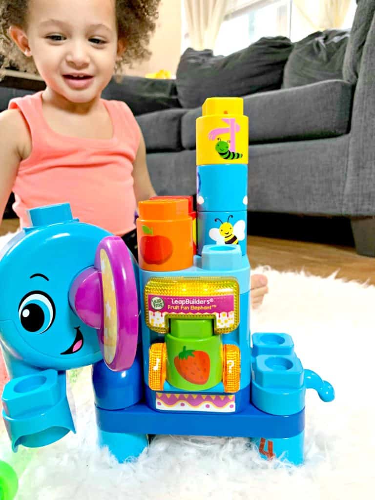 Building Toy Fun With LeapFrog® LeapBuilders® Fruit Fun Elephant™