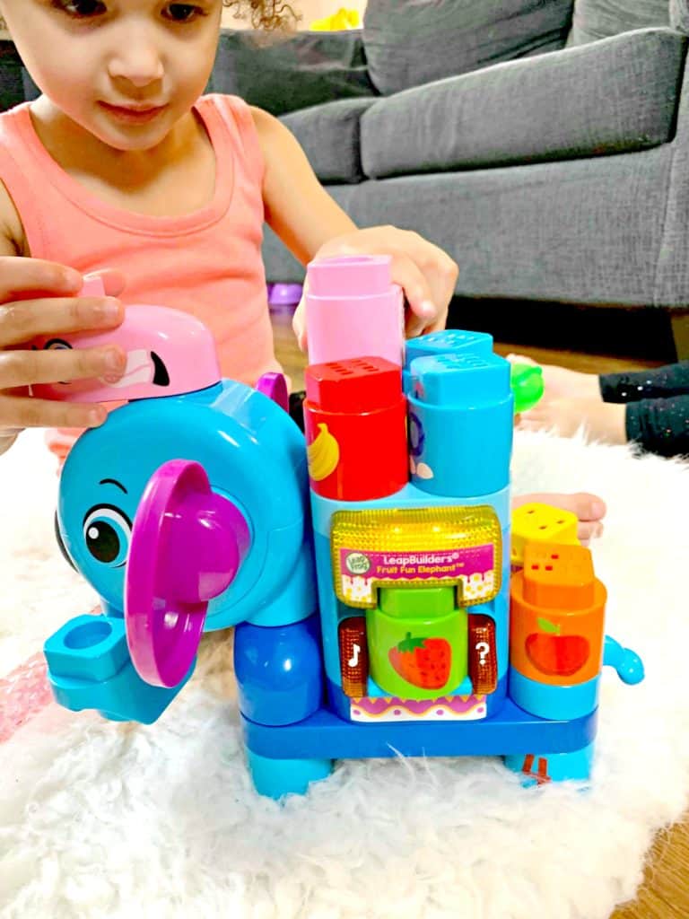 Building Toy Fun With LeapFrog® LeapBuilders® Fruit Fun Elephant™