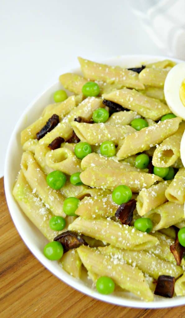 Pea Pesto Pasta Bowl