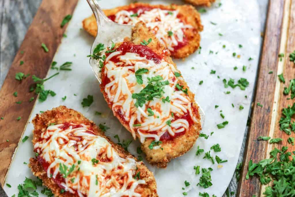 Air Fryer Keto Chicken Parmesan