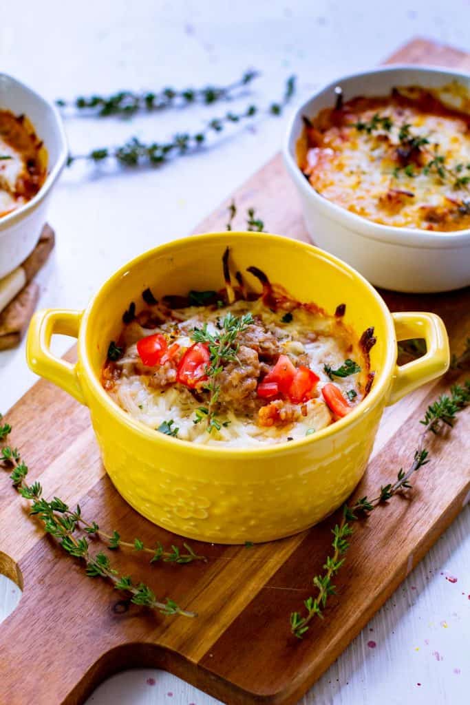 Keto Lasagna In A Bowl - Easy To Make Recipe For One!