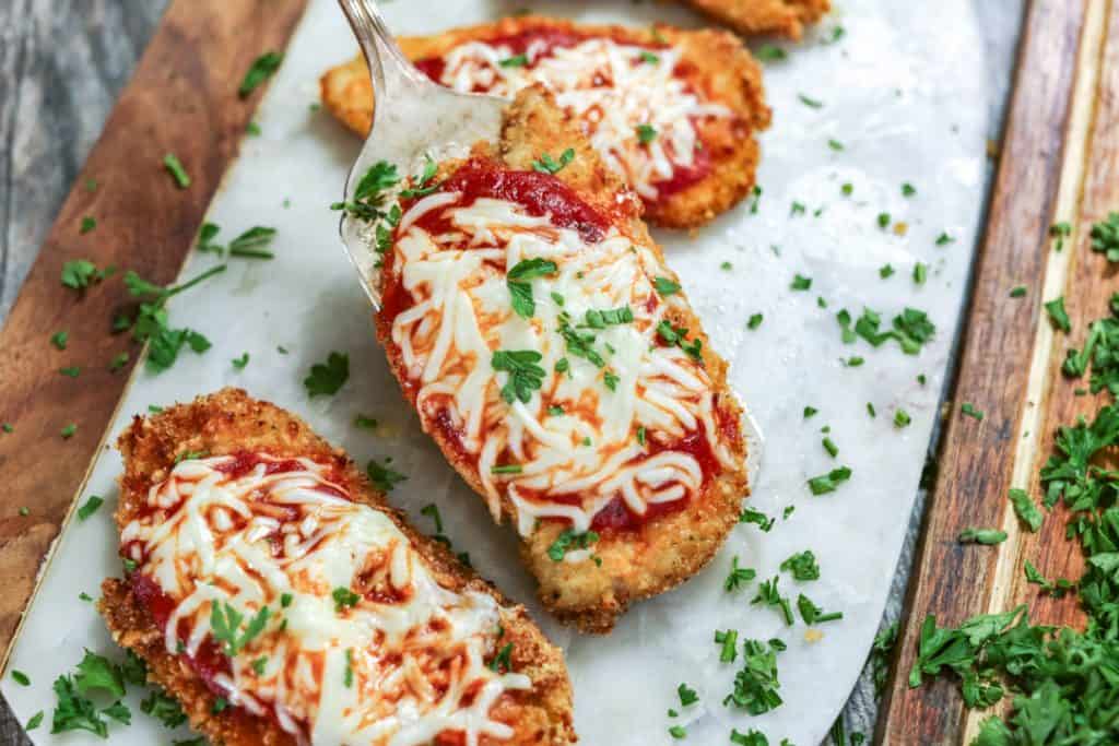 Air Fryer Keto Chicken Parmesan