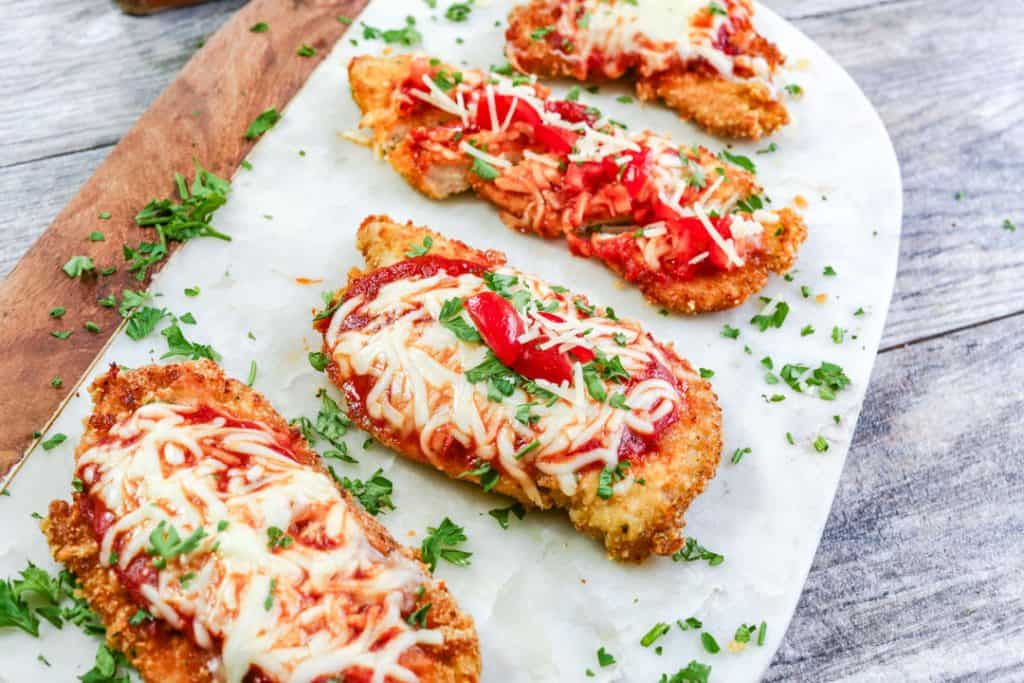 Air Fryer Keto Chicken Parmesan