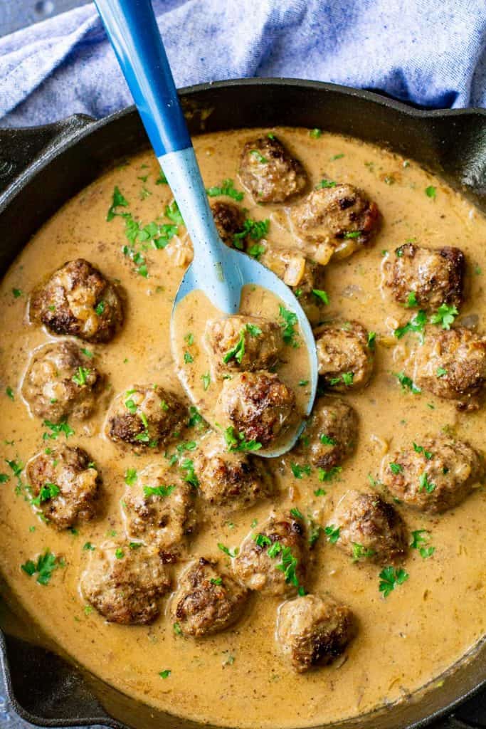 Low Carb Swedish Meatballs - Low Carb Maven