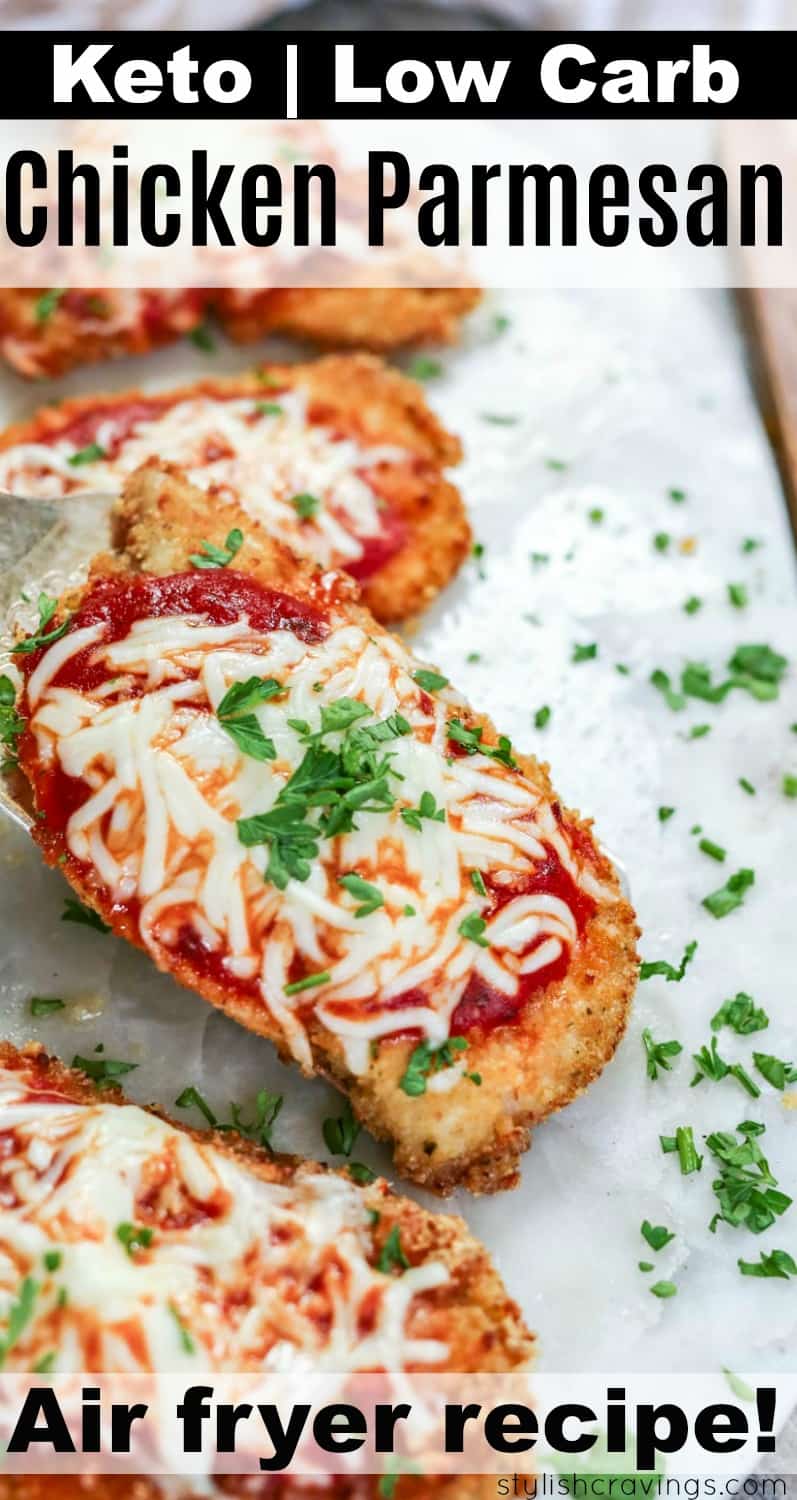 Air Fryer Keto Chicken Parmesan