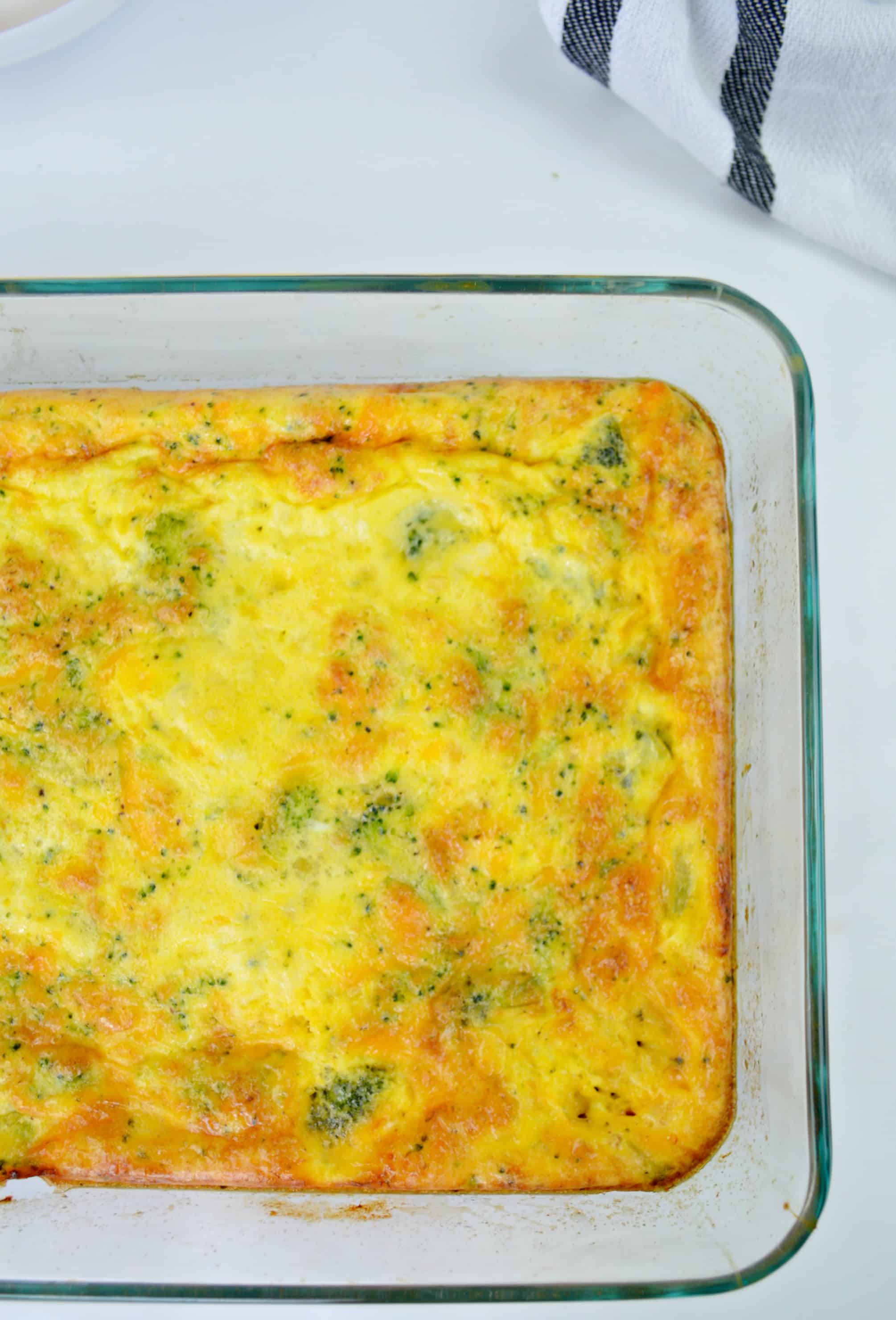 Keto Broccoli Egg Bake Easy Five Ingredient Recipe