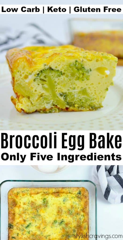 Keto Broccoli Egg Bake Easy Five Ingredient Recipe