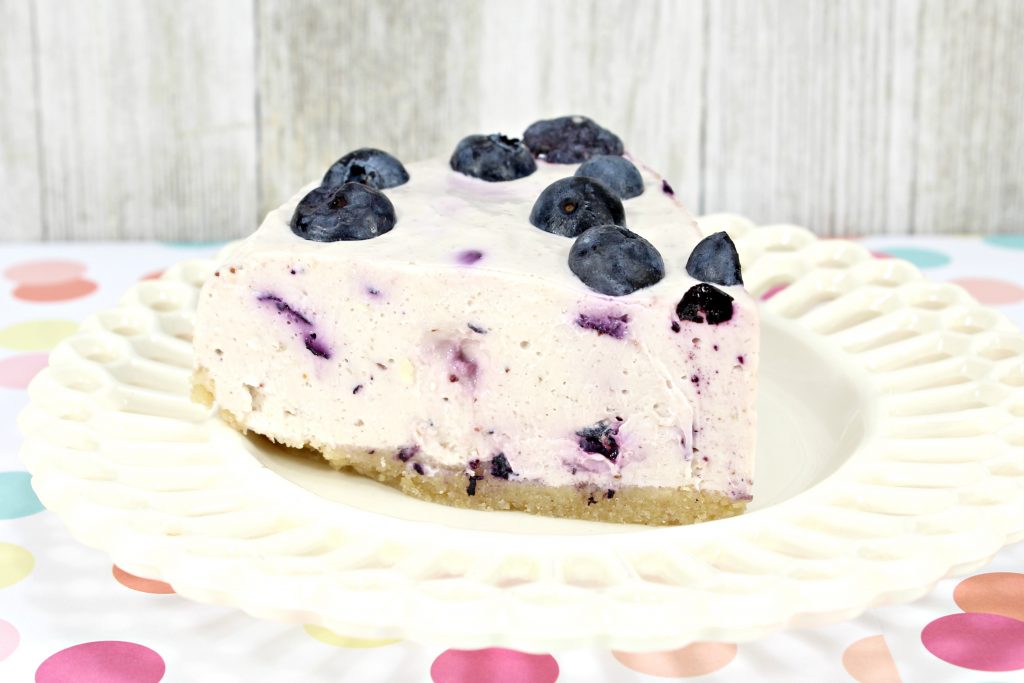 No Bake Keto Blueberry Cheesecake