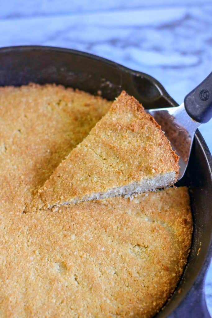 Easy Skillet Keto Cornbread