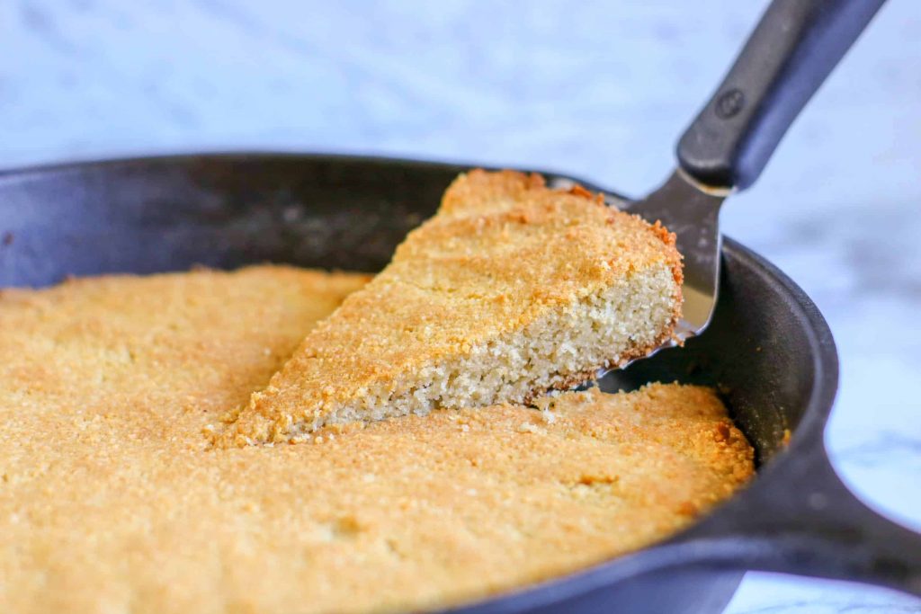 Easy Skillet Keto Cornbread