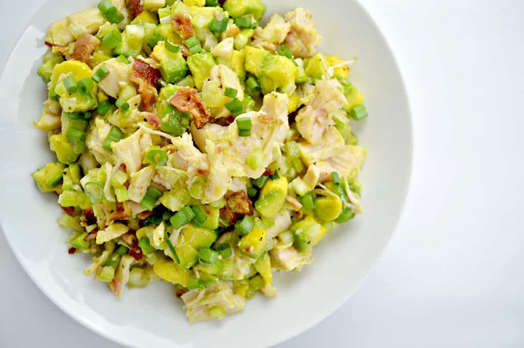 Keto Avocado Chicken Salad 