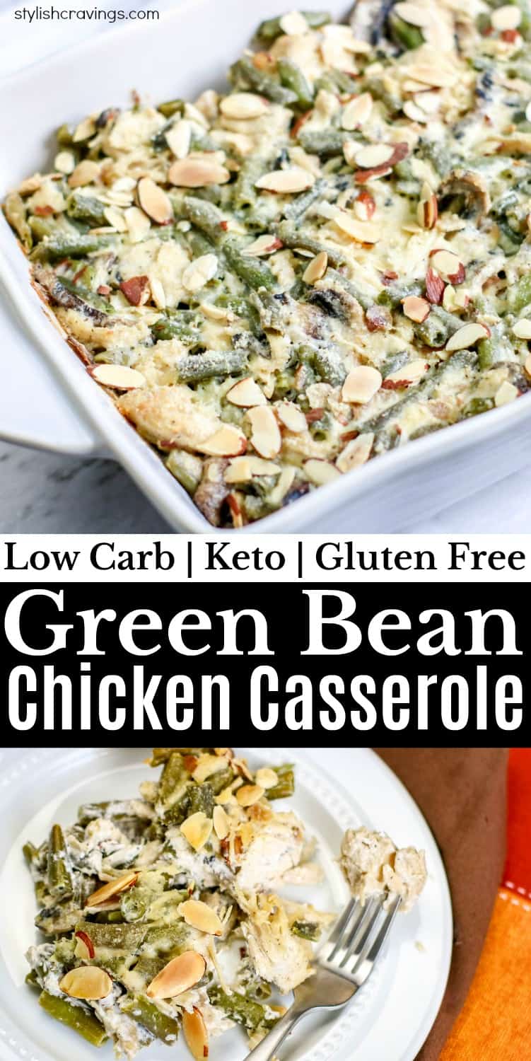 Green Bean Chicken Casserole - Easy Low Carb Recipe