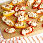 Low Carb Bacon Ranch Bell Pepper Poppers