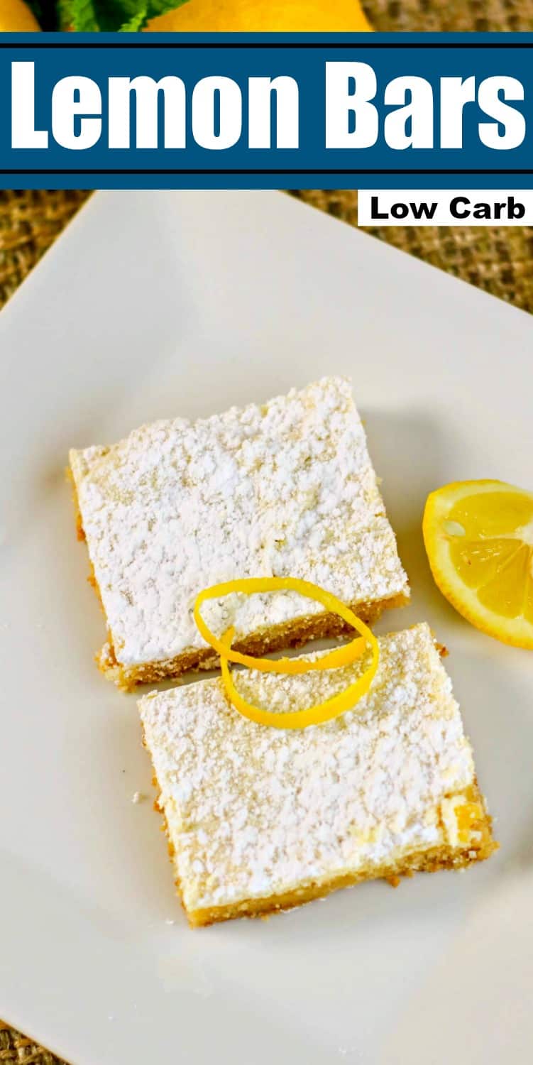 Low Carb Lemon Bars 