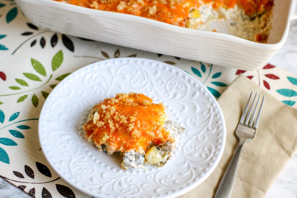 Low Carb Cheesy Squash Casserole