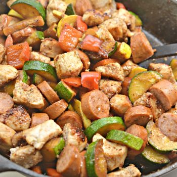 Keto Cajun Chicken and Sausage