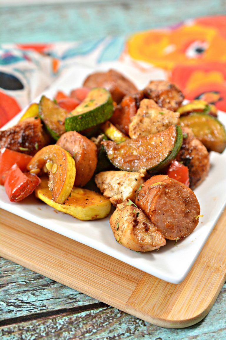 Keto Cajun Chicken and Sausage - Easy Skillet Dinner