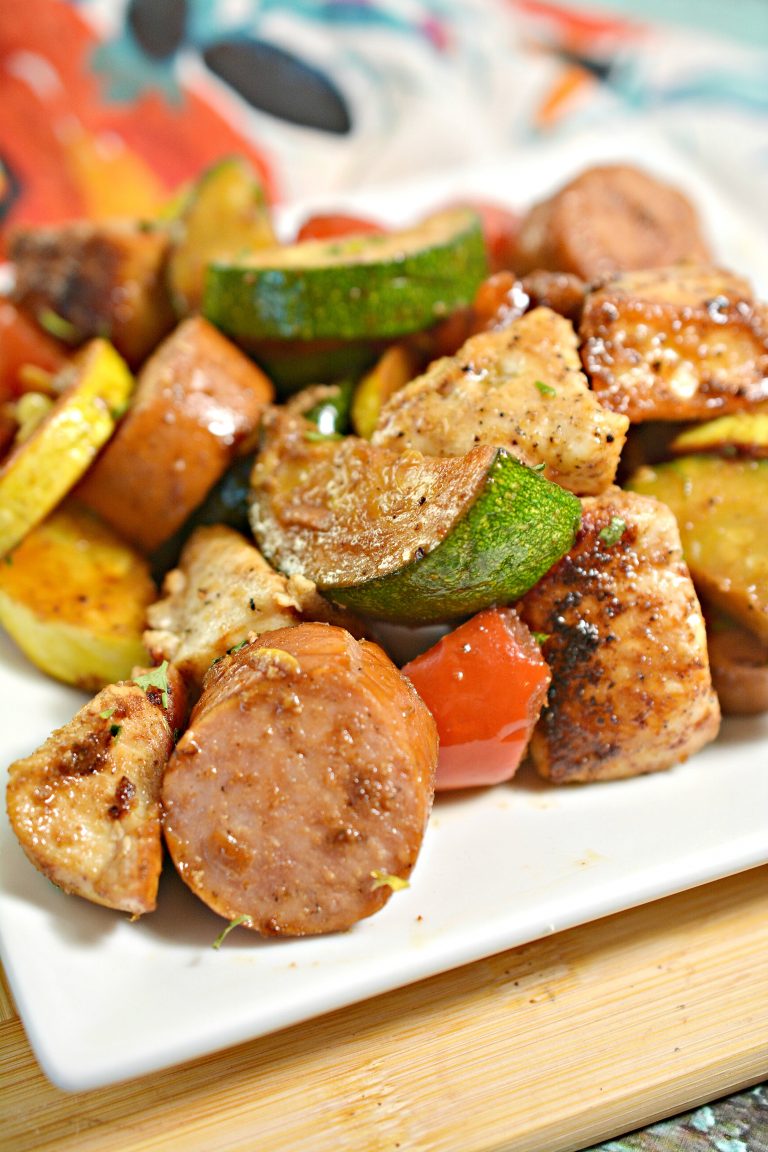 Keto Cajun Chicken and Sausage - Easy Skillet Dinner
