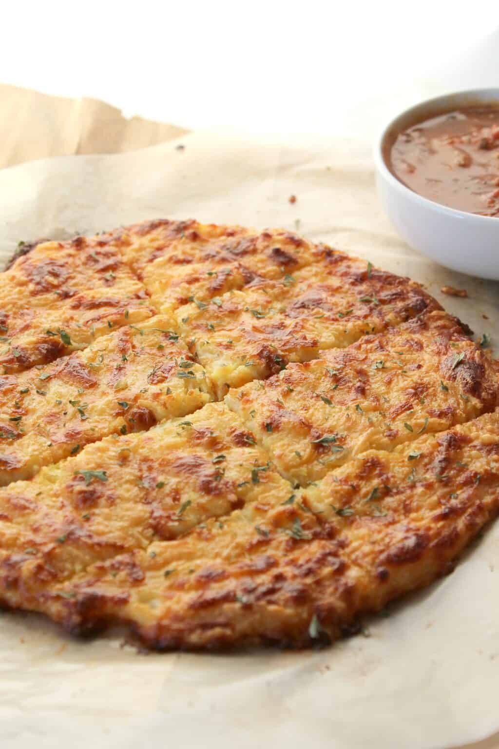 Keto Cheesy Garlic Bread Easy 4 Ingredient Recipe