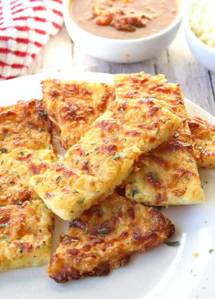 Keto Cheesy Garlic Bread