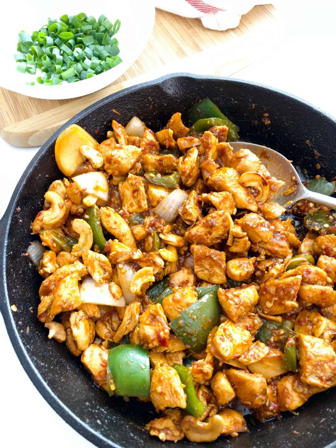 Low-carb Keto Cashew Chicken