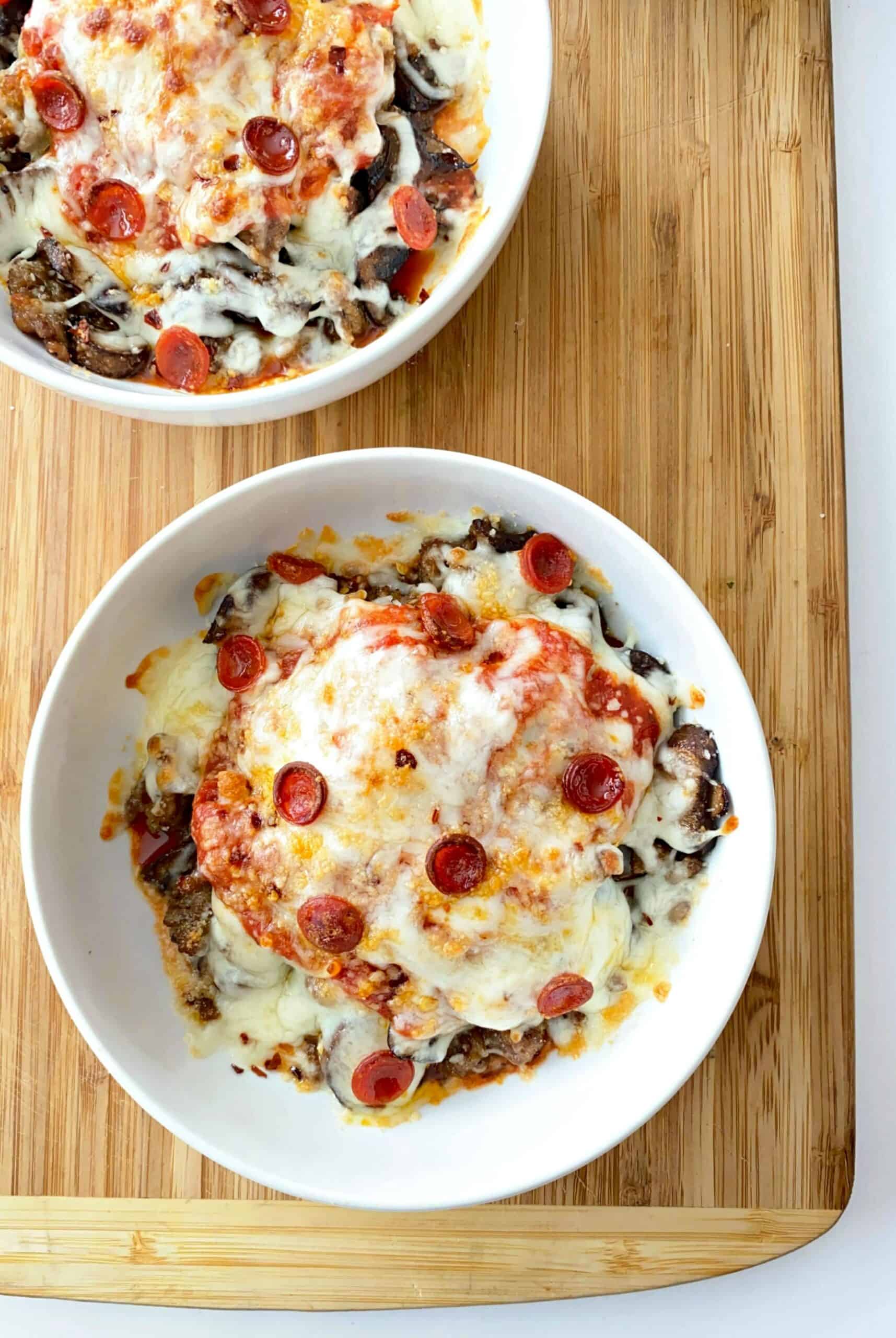 Keto Pizza In A Bowl - Easy 15 Minute Keto Recipe