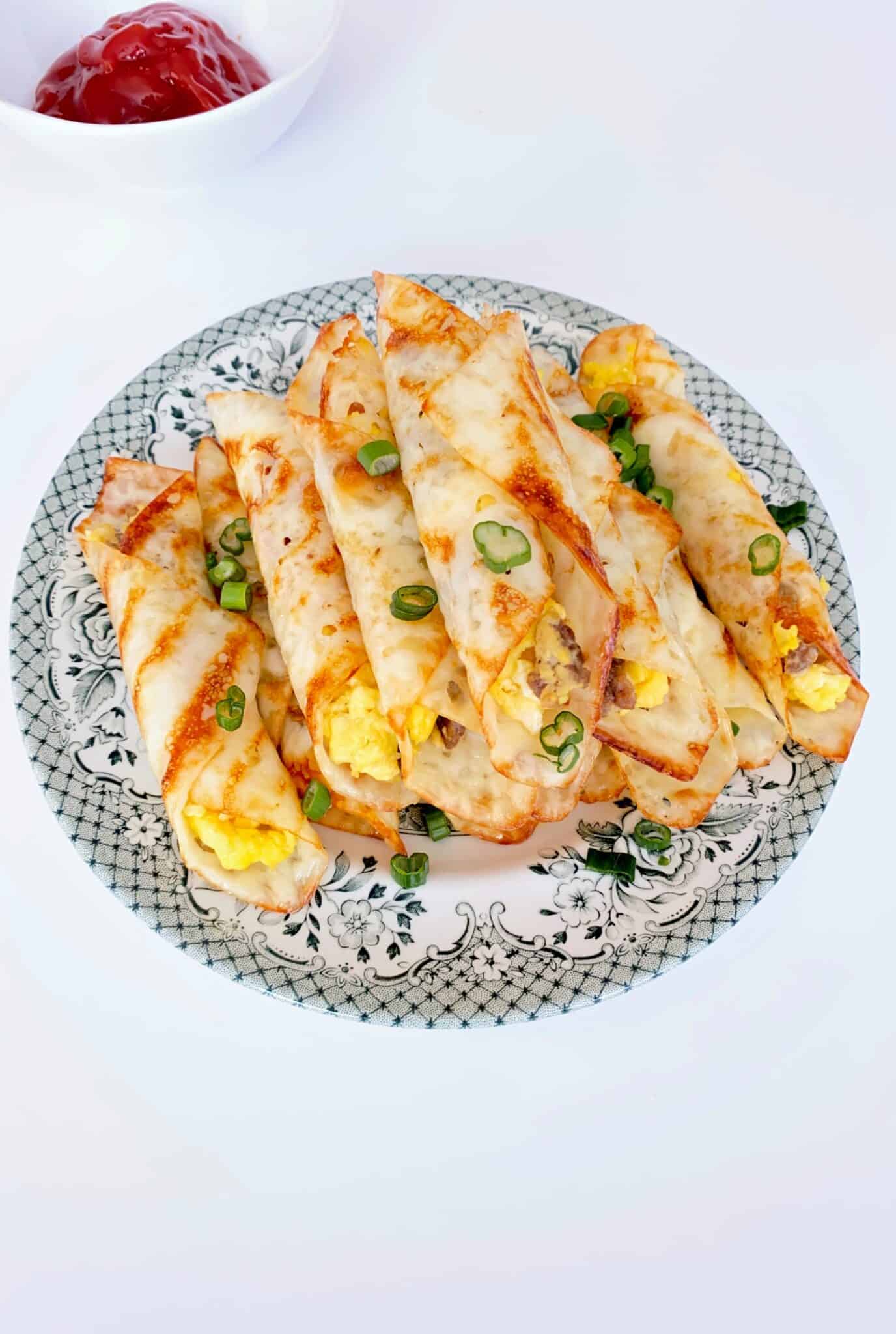 Keto Breakfast Roll Ups Easy 5 Ingredient Recipe