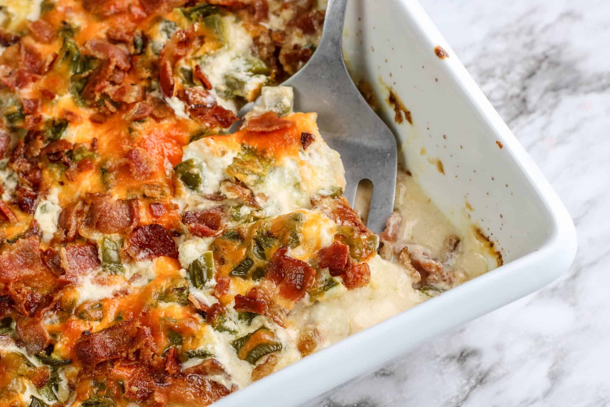 Keto Jalapeno Popper Casserole Easy Low Carb Recipe
