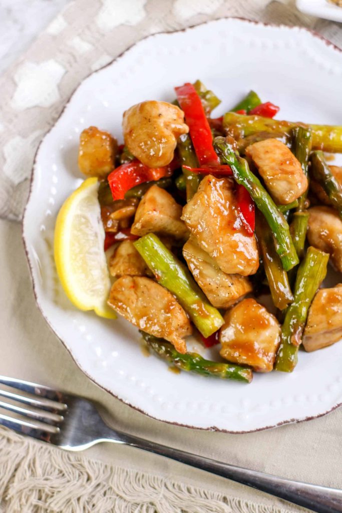 Low Carb Chicken Asparagus Stir Fry