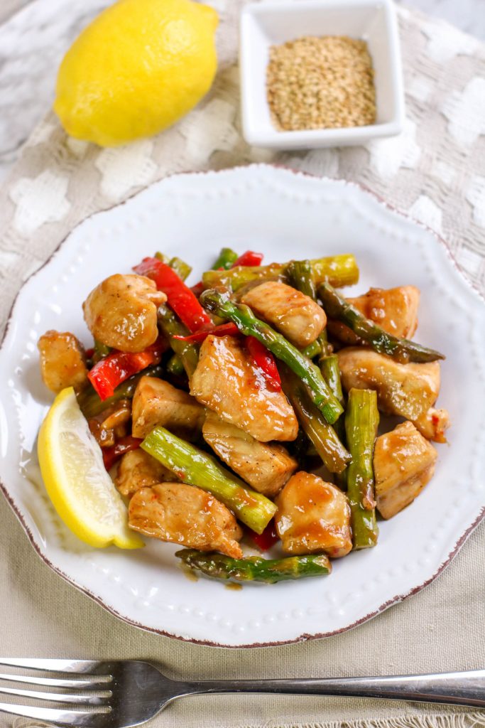 Low Carb Chicken Asparagus Stir Fry