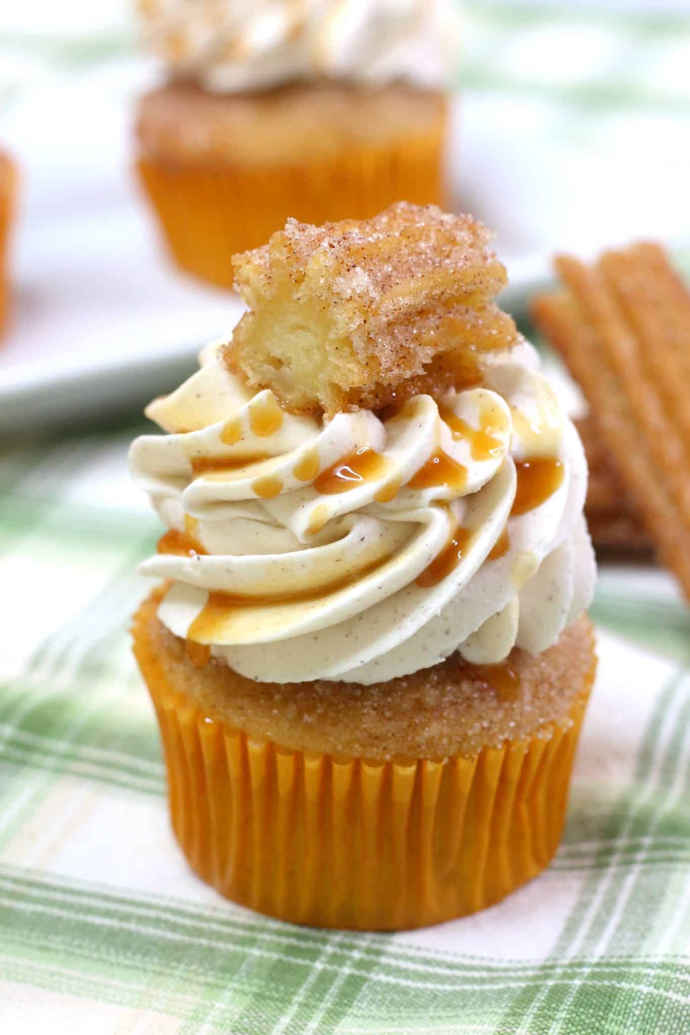 Churro Cupcakes