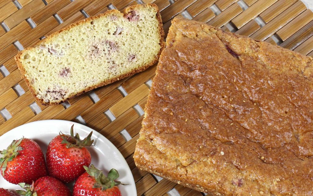 Easy Keto Strawberry Bread Recipe