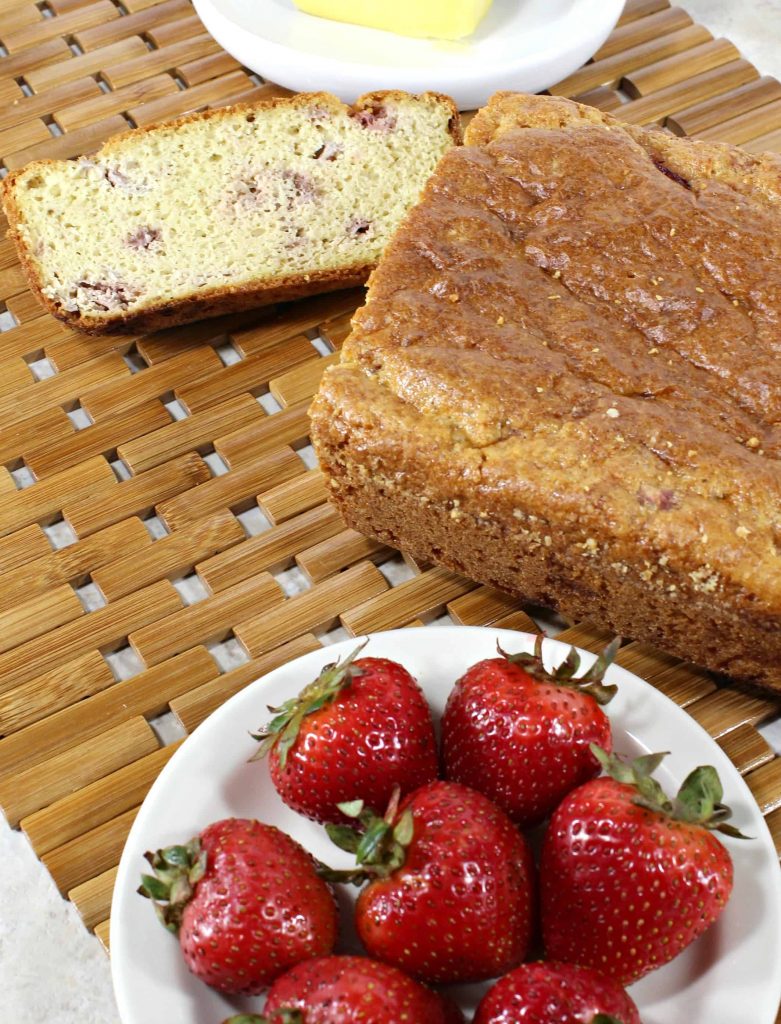 Easy Keto Strawberry Bread Recipe