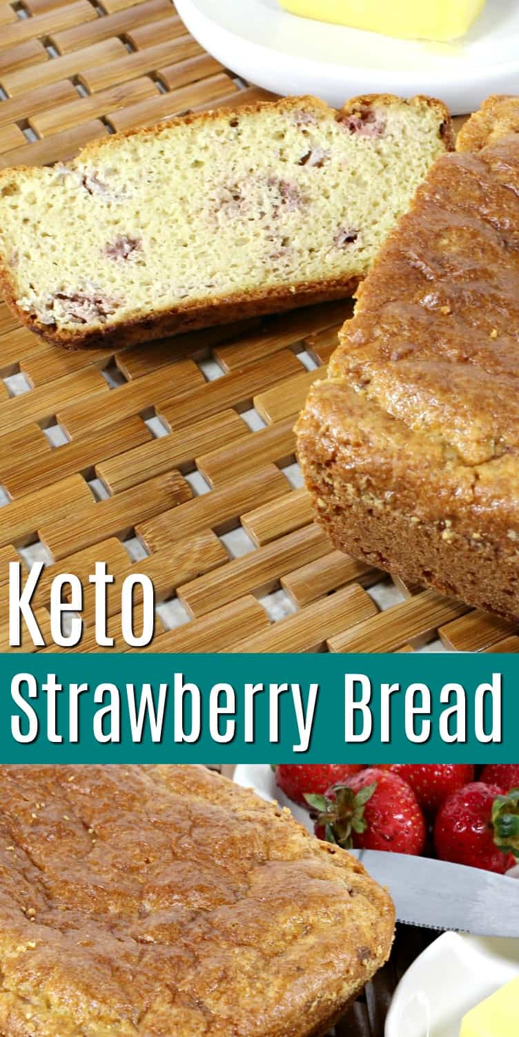 Easy Keto Strawberry Bread Recipe