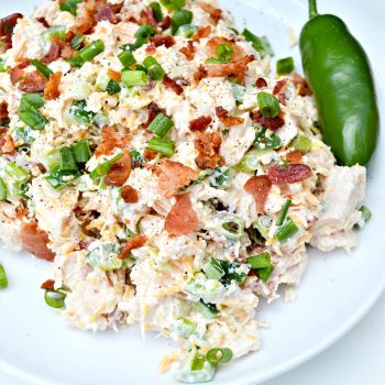 Keto Jalepeño Popper Chicken Salad