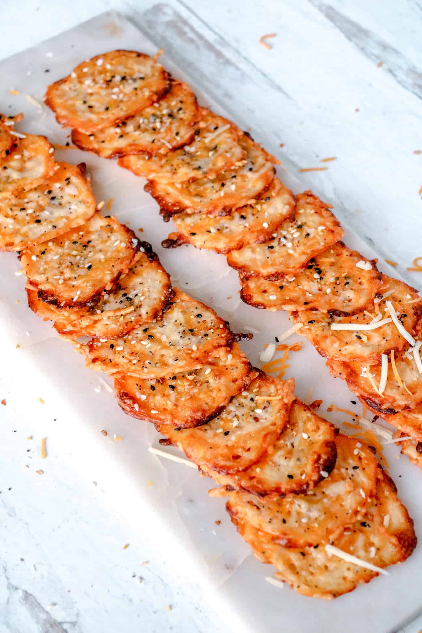 Keto Everything Bagel Cheese Chips Only 1 Net Carb