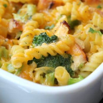 Healthy Chicken Broccoli Pasta Casserole