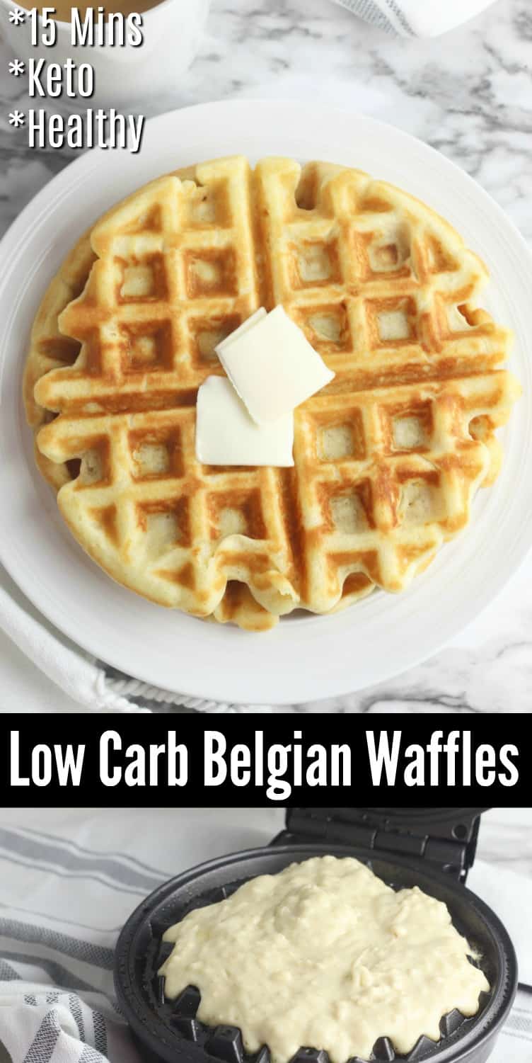 Easy Low Carb Belgian Waffles