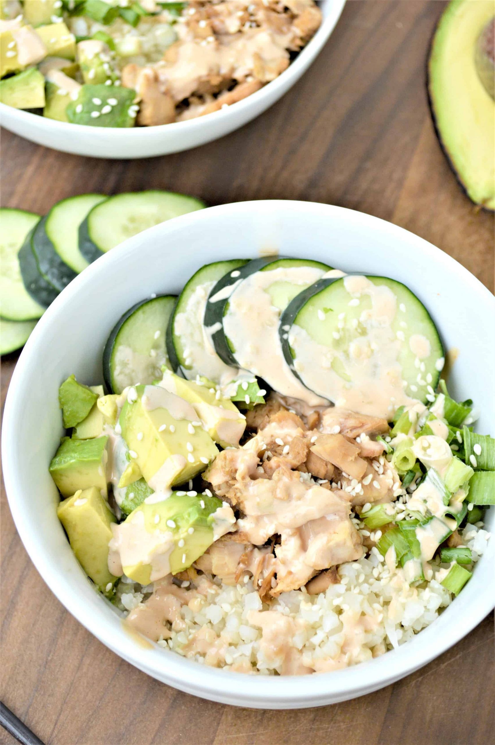 Tuna Sushi In A Bowl Easy Low Carb Lunch or Dinner