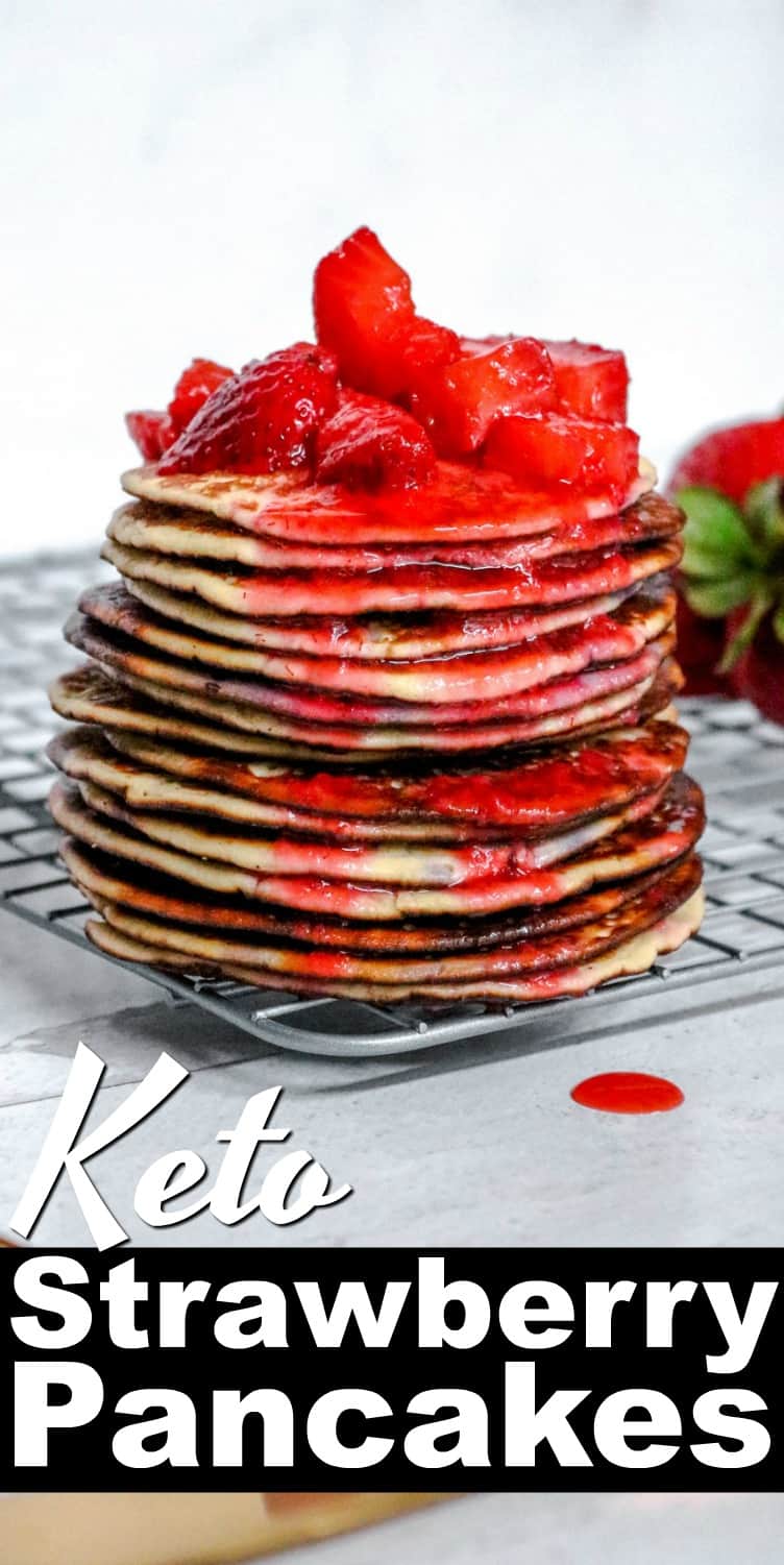 Keto Strawberry Pancakes Recipe