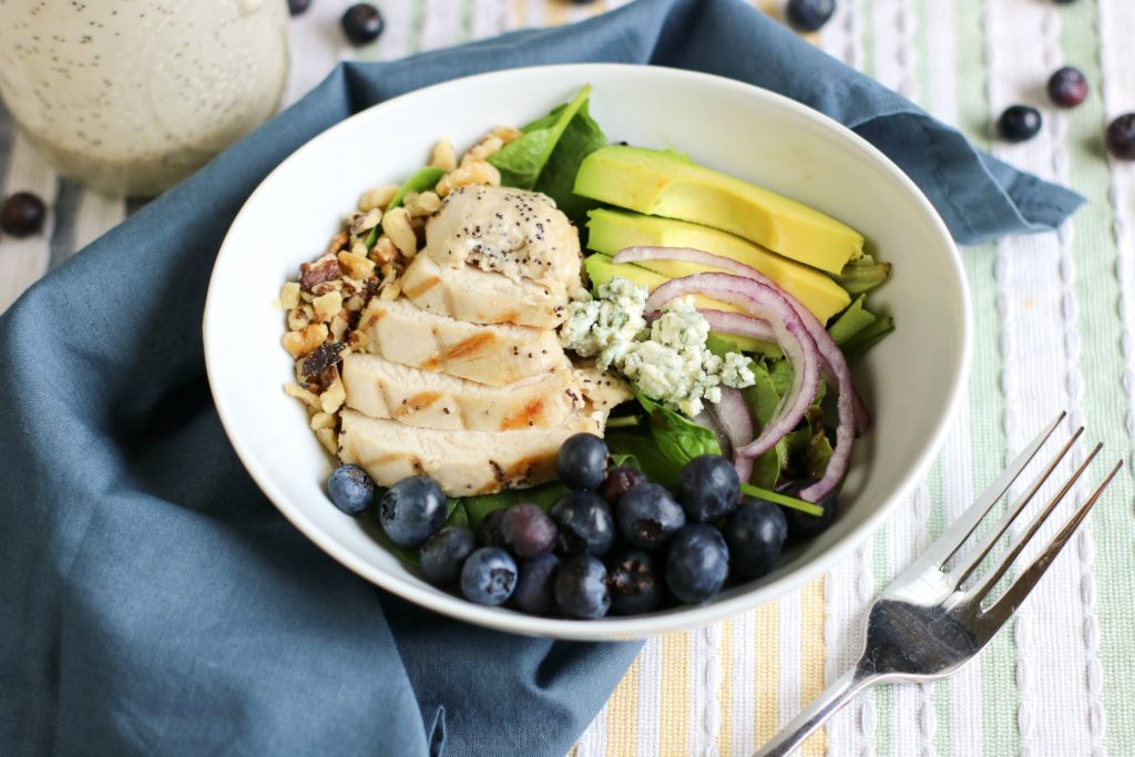 Keto Chicken Salad With Blueberries