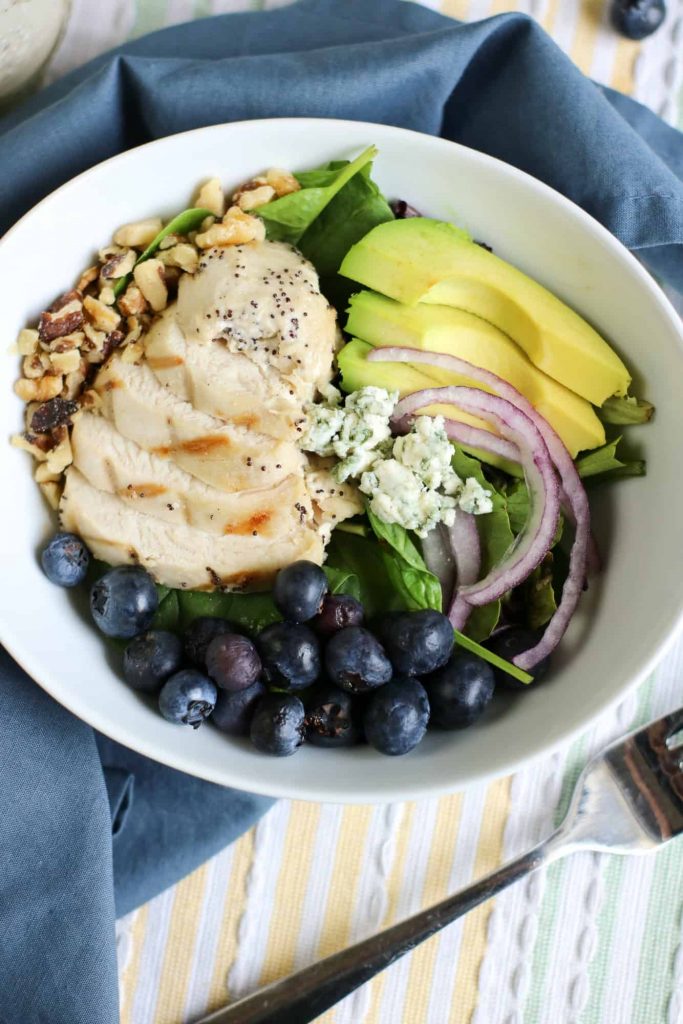 Keto Chicken Salad With Blueberries