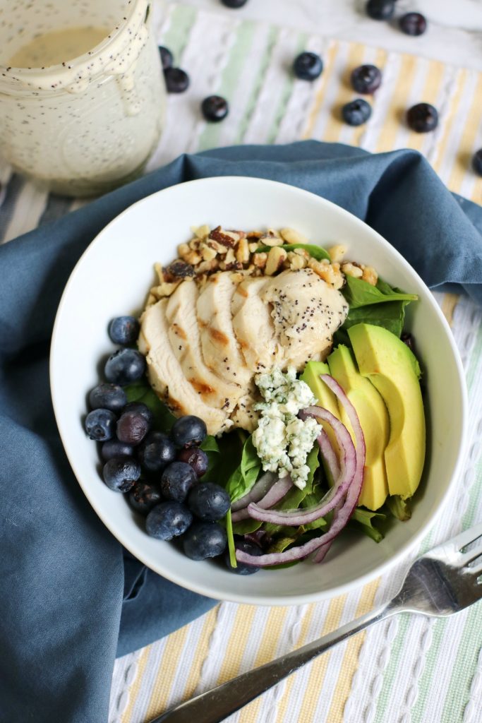 Keto Chicken Salad With Blueberries