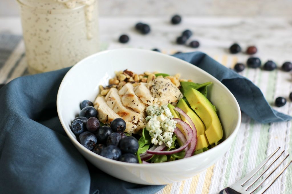 Keto Chicken Salad With Blueberries